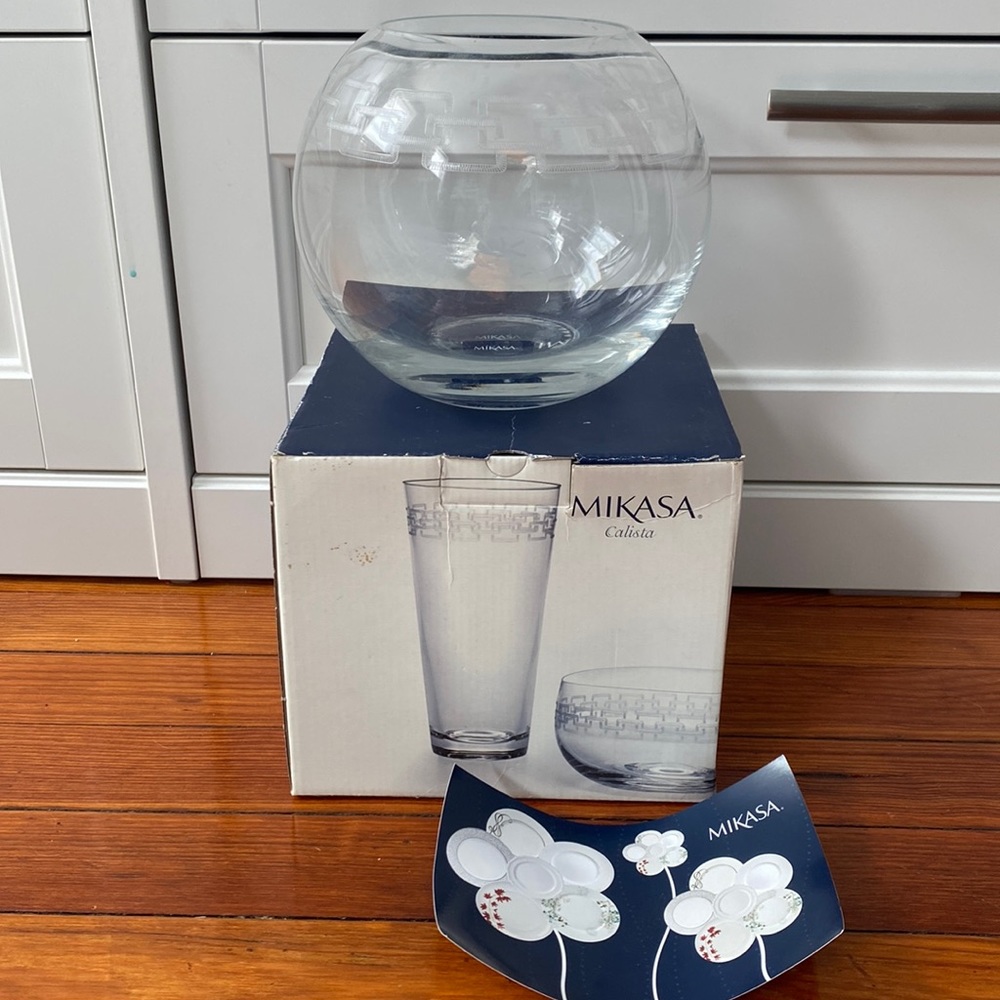Mikasa Calista rose bowl